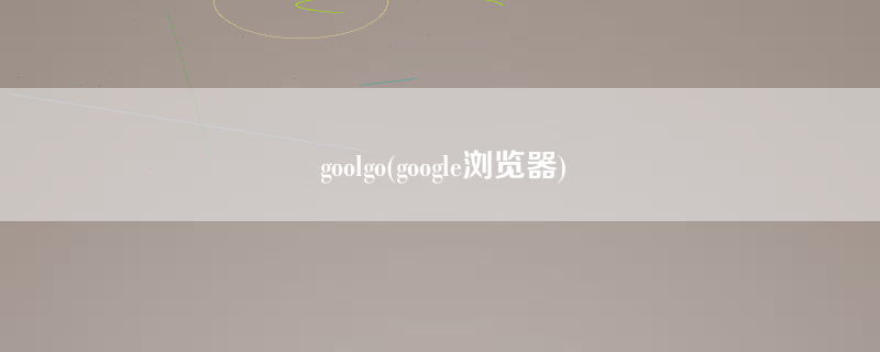 goolgo(google浏览器)