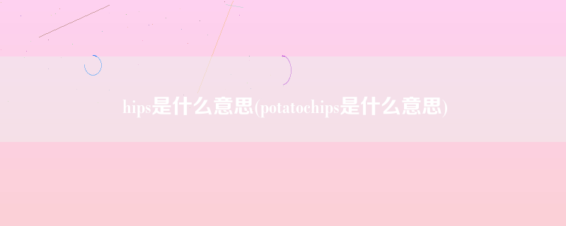 hips是什么意思(potatochips是什么意思)