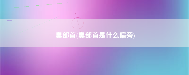 臭部首(臭部首是什么偏旁)