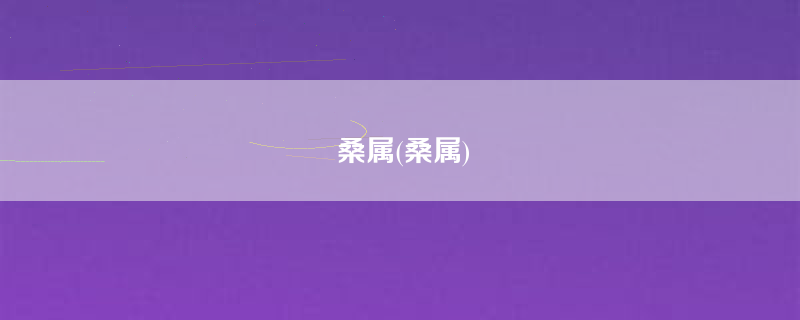 桑属(桑属)