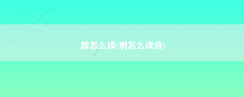 黥怎么读(刖怎么读音)